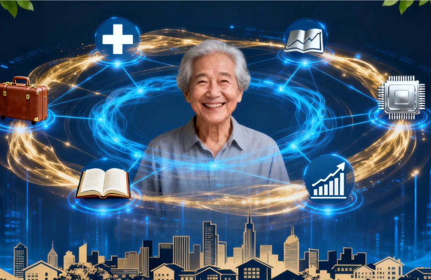 银发经济释放新活力 康养服务与科技助老